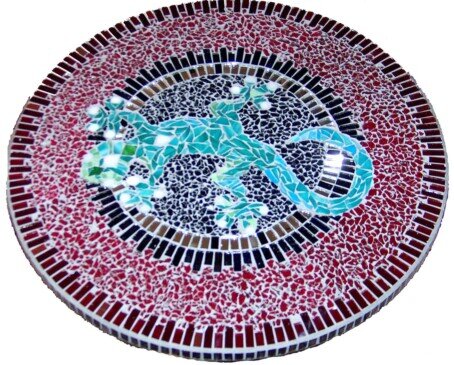 Tavolo mosaico geco