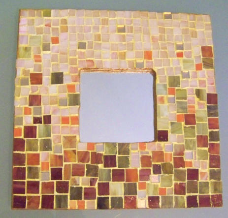 specchio mosaico sfumato